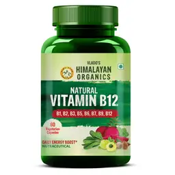 Vlado's Himalayan Organics Plant Based Vitamin B12 Natural- 60 Veg Capsules icon