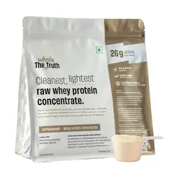 The Whole Truth Raw Whey Protein Concentrate with 26g Protein, 6.4g BCAA for Improved Strength and Muscle Building icon