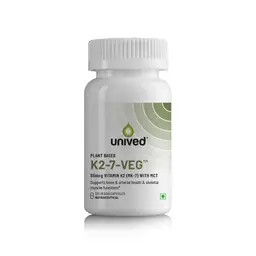 Unived -  K2-7 - With Chain Triglycerides, Menaquingold - For Good Cardiovascular Health, And Relieves Cramps