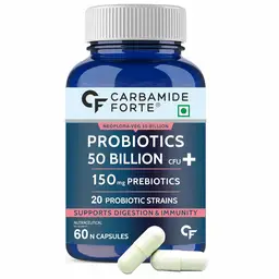 Carbamide Forte: Gas Relief, Probiotics Supplement 50 Billion for Women & Men