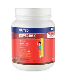 Gritzo SuperMilk Height+ (13+y Boys),13g Protein with Zero Refined Sugar for Height Growth icon