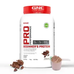 GNC Pro Performance Beginner's Protein with 12 g Protein, 5 g EAA & 2.2 g BCAA for Muscle Building and Recovery icon