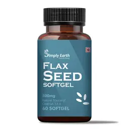 Simply Earth Cold Pressed Flax seeds oil Omega for Heart Health icon