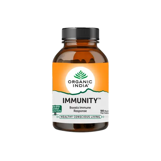 Buy Organic India Immunity Capsules - Pack Of 1 (180 Capsules) Online ...