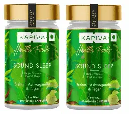 Kapiva Sound Sleep Capsules - Normalize Sleep Disorder, reduce stress icon