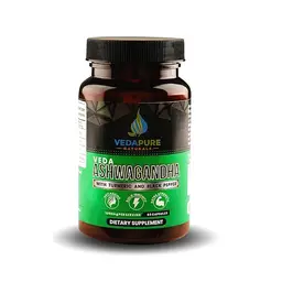 Vedapure Naturals Veda Ashwagandha with Turmeric and Black Pepper for Supports Strength,Stamina and Energy icon