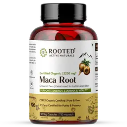 Rooted Active Naturals Maca Root Imported From Peru for Stamina, Vitality and Hormonal Support icon