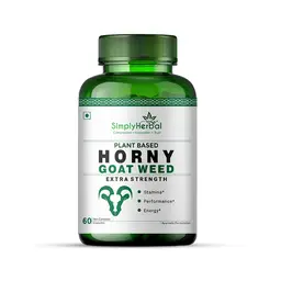 Simply Herbal Horny Goat Weed with Maca Root Extract for Enhancing Energy icon