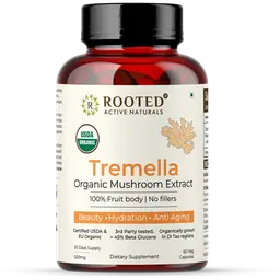 Rooted Active Naturals Tremella Mushroom Extract for Beauty and Skin Glow icon