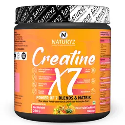 Naturyz Creatine X7 Post Workout Supplement with 7 Blends & Matrix for Lean Body icon