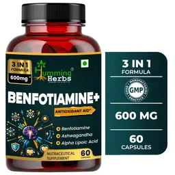 Humming Herbs Benfotiamine with Ashwagandha for Energy, Nerve Health and Metabolic icon
