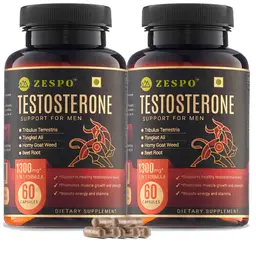 Zespo Testosterone Booster with Tribulus, Tongkat Ali for Endurance and Strength icon