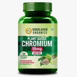 Himalayan Organics Plant Based Chromium with Moringa Leaf, Sesbania Grandiflora for Healthy Blood Glucose Level icon