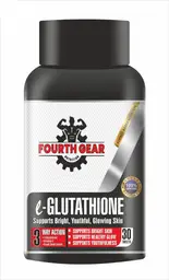 Fourth Gear L Glutathione Support for Radiant Skin Whitening and Glowing Skin (Pack of 1, 30 Tablets) icon