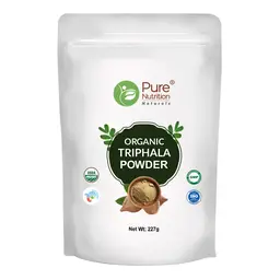 Pure Nutrition Organic Triphala Fruits Powder for Healthy Digestion, Bowel Wellness and Helps Relieve Constipation, Acidity, Bloating & Gas icon