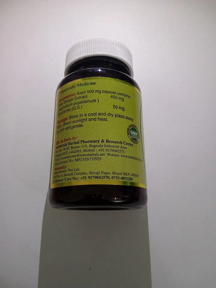 Buy Maha Herbals Shilajit Extract Capsules With Asphaltum