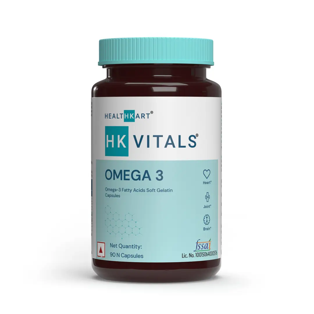 HealthKart HK Vitals Omega 3, 1000 mg Fish Oil