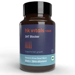 HealthKart -  HK Vitals DHT Blocker with Biotin, Stinging Nettle and Soya Protein, Helps Reduce Hair Fall, Stimulates Hair Growth