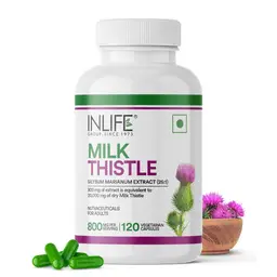 Inlife Milk Thistle Extract 800mg with 80% Silymarin for Liver Support icon