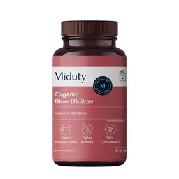 Miduty Organic Blood Builder with Vitamin C for Boosts Energy Levels and Fights Anemia icon