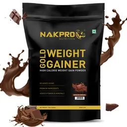 Nakpro Gold Weight Gainer for Muscle Support and Muscle Mass Gain