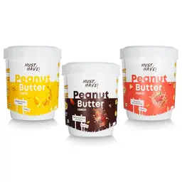 Must Have! Peanut Butter -Belgian Chocolate With Dates, Mango With Mix Seeds, Strawberry With Chia Seeds for Weight Mangement - Combo Pack icon