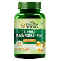 Vlado's Himalayan Organics Calcium Magnesium Zinc Vitamin D3 & B12