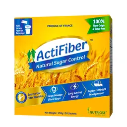 ActiFiber Natural Sugar Control with 100% Wheat Dextrin for Managing Blood Sugar Fluctuations and Better Sugar Control icon