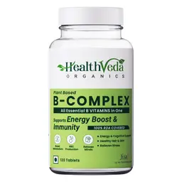 Health Veda Organics Plant Based B-Complex Tablets for Better Cognitive Health and Immunity icon