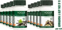 Vogue Wellness Ashwagandha and Giloy for Immunity, Strength and Stamina (Combo) icon