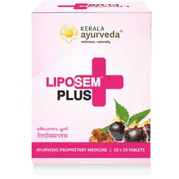 Kerala Ayurveda Liposem Plus with Guggulu, Triphala for Healthy Cholesterol Levels