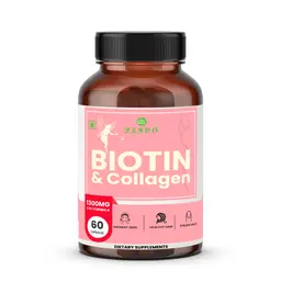 Zespo Biotin Collagen and Ashwagandha with Quercetin for Hair, Skin and Nails icon