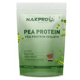 Nakpro 100% Pea Protein Isolate with 26g Protein, 4.9g BCAA for Muscle Gain and Recovery icon