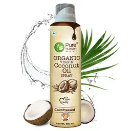 Pure Nutrition Cold Pressed Extra Virgin Coconut Oil with 10X Less Oil for Skin and Hair icon