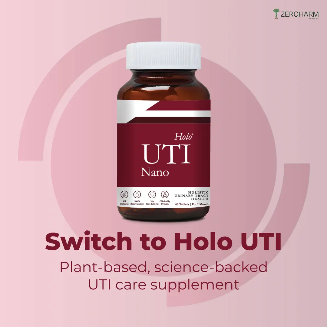 Buy ZeroHarm Sciences Holo UTI tablets With Hibiscus Ext