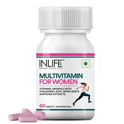 Inlife Women's Multivitamin with Zinc, Vitamin C, Vitamin D, and Essential Multiminerals for Immunity and Energy Levels icon