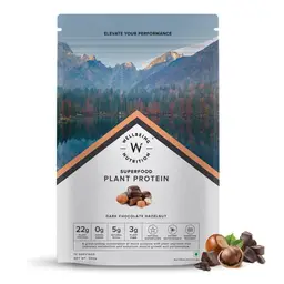 Wellbeing Nutrition Organic Vegan Plant Protein Isolate Powder with 22g Protein, 5g BCAA European Pea & Brown Rice Protein for Muscle Growth and Recovery icon