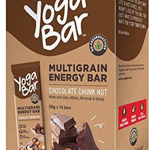 Yoga Bar Multigrain Energy Bar - Chocolate Chunk Nut, 38 g – Fetch N Buy