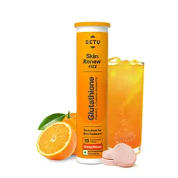 Setu Skin Renew Glutathione 500 mg With Vitamin C, Supports Detoxification, Sugar-Free