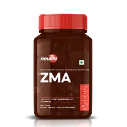 Neulife ZMA-Zinc + Magnesium + B6 for Recovery and Testosterone Booster icon