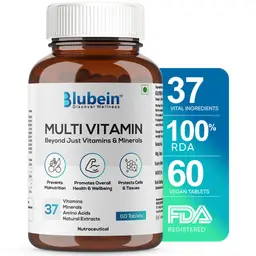 Blubein Multivitamin Tablet with 37 Vital Ingredients for Overall Health and Wellbeing icon