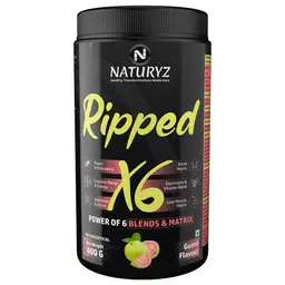 Naturyz Ripped X6 Pre Workout With Highest 24 Nutrients for Extreme Pump, Powder, Endurance, Energy and Focus icon