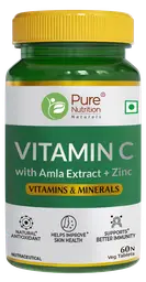 Pure Nutrition Vitamin C with Amla Extract + Zinc for Skin and Bone Health icon