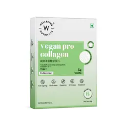 Wellbeing Nutrition Vegan Pro with Clinically Proven Plant Based Collagen Peptides Gotu kola, Ginseng, Vitamin C & E for Healthy Skin, Hair and Nails icon