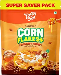 Yogabar Cornflakes Almond & Honey Healthy Crunchy cereals with Probiotics Box for for Healthy Breakfast icon