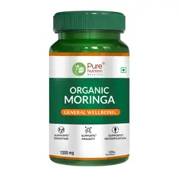 Pure Nutrition Moringa (1200mg) 100% Natural for Healthy Digestion and Appetite icon