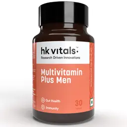 hk vitals Multivitamin Plus Men with Vitamins A, E, C, B12, Biotin for Energy, Stamina, Immunity, Gut, Heart, Bone & Muscle Health icon