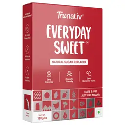 TruNativ Everyday Sweet Natural 1:1 White Sugar Replacer | Monk Fruit Extract | Zero Calories & Carb | Non GMO Sugar Replacement | Cooking & Diabetic Friendly Sweetener | No Bitter Aftertaste icon