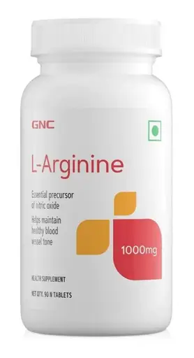 Buy GNC L-Arginine 1000 mg | Fuels Muscle Growth | Boosts Nitric Oxide ...