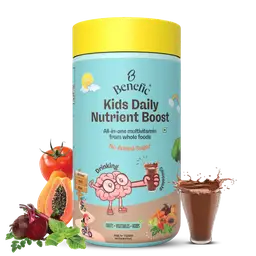 Benefic Kid's Daily Nutrient Boost  Drinking Chocolate with Whole Foods for Brain and Bone Health icon